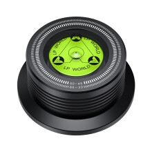 Neoteck Record Weight Stabilizer 266g Turntable Clamp with Bubble Level 33/45 Strobe Scale 7mm Spindle Hole Felt Pad for Vinyl LP Record Player 60Hz