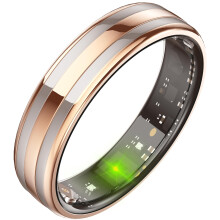 Smart Ring Ultra Narrow Slim Fitness Rings Heart Rate Monitor Sleep Tracker Blood Oxygen Health Tracker Step Counter Calories Pedometer Waterproof Int