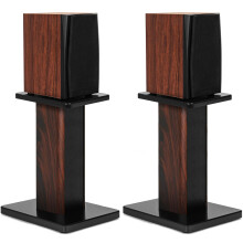 OUUTMEE 40CM (16 Inch) Wood Speaker Stands (Set of 2), with Sand-Fillable