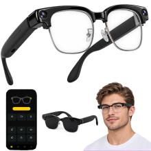 Hittriu AI Smart Glasses with 800W Camera & 1080P Video Recording