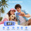 Kizmyee Mini Keychain Digital Camera, 2MP 0.96" Pocket Size Retro Camera 2