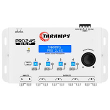 Taramps DSP Pro 2.4S White Crossover Full Digital Signal Car Audio Processor and Equalizer with Sequencer 15-Band Graphic Equalization 12 preset EQ,
