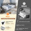 HOMAIRE Grey Velvet Upholstered Daybed 3FT 3