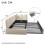 HOMAIRE Beige Velvet Upholstered Daybed 3FT 2
