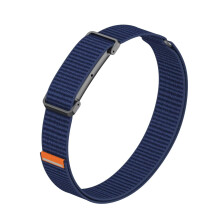 TingYR Arm Band Compatible with Google Fitbit Air, Nylon Sport Strap with Detachable Metal Case Protective Case, 42cm Extended Loop Armband for Worko