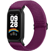 XANS Elastic Watch Straps Compatible with Xiaomi Smart Band 9 Active/Xiaomi Redmi Smart Band 3, Nylon Stretchy Replacement Bands for Xiaomi Mi Band 9