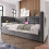 HOMAIRE Grey Velvet 3FT Single Daybed 90x190cm 6