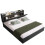 HOMAIRE 5ft Grey Upholstered Storage Bed Frame 6