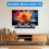 Howonder Soundbar Bracket Under TV, Depth Adjustable 3.7''-6.3'' 2
