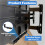 Howonder Soundbar Bracket Under TV, Depth Adjustable 3.7''-6.3'' 5