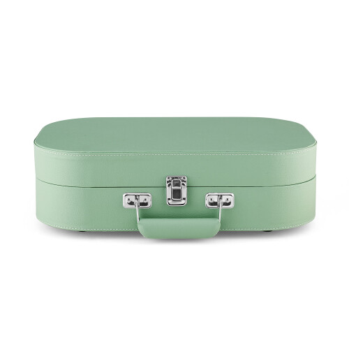 Crosley Crosley Discovery Portable Turntable, Bluetooth Record Player, Seafoam 1