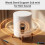 Real Wood Stand Compatible for Sonos sub mini on floor table desk,Walnut 6