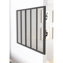 OPTIMUM Terminal post for greenhouse Black - 108 cm