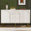 HOMAIRE Cream White Sideboard Cabinet 140x40x84cm 6