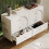 HOMAIRE Cream White Sideboard Cabinet 6 Drawers 5