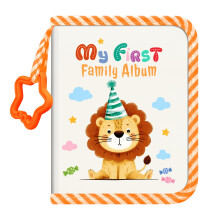 FINTIE Baby Photo Album 4x6 Inch, 18 Photos My First Family Soft Album Book