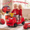 Children's 12V Electric Ride-On Car, Red, 2 Seats, Train Design 5