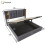 HOMAIRE 5FT Upholstered Bed Grey with Wireless 1