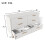 HOMAIRE White Sideboard Cabinet 6 Drawers 2