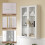 White Wall Cabinets, Storage Cupboard 3