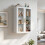 White Wall Cabinets, Storage Cupboard 1