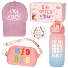 Big Sister Gifts for Girls - 4 Pcs Promote to be Big Sister Gifts Set
