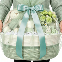 Kiswleon Large Hamper Baskets for Gifts Empty 17 * 12.6 * 7in