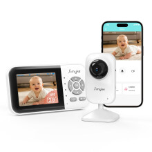 Simyke Baby Monitor with Camera and Night Vision, 2.8" IPS Display Screen, 2-Way Talk, Portable 1200FT Long Range Outdoor, VOX Mode & Temperature Sen