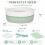 Kiswleon Large Hamper Baskets for Gifts Empty 17 * 12.6 * 7in 3