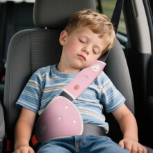 URAQT Car Seat Belt Pads, 2PCS Universal Car Seatbelt Adjuster for Kids, Multifunctional Seat Belt Protectors, Seat Belt Covers with Cartoon Pattern