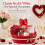 Gift Basket Hamper Kit, Empty Hamper Basket with Pull Bows 4