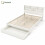 HOMAIRE White Wooden Storage Bed 4ft6 Double 1