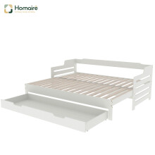 HOMAIRE White Solid Wood Daybed with Trundle