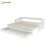 HOMAIRE White Solid Wood Daybed with Trundle 1