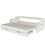 HOMAIRE White Solid Wood Daybed with Trundle 6