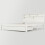 HOMAIRE White Wooden Storage Bed 4ft6 Double 4