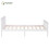 HOMAIRE White 3ft Solid Pine Single Bed Frame 1