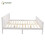 HOMAIRE White Solid Wood Double Bed 4ft6 1
