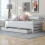 HOMAIRE White Solid Wood Daybed with Trundle 4