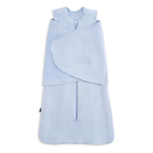 HALO SleepSack Swaddle, 1.5 TOG, 3-6m, Blue Fog