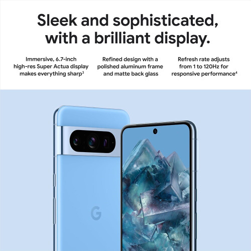 Google Google Pixel 8 Pro,8GB 128GB,6.7" inch,Black 2