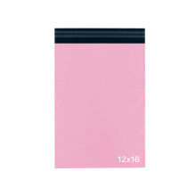 delka Grey Mailing Bags, Poly Mailer Bags, Tear Resistant Self Seal Shipping Envelopes for Clothing and Documents, Waterproof - (12x16, 50pack - pink)