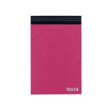 delka Grey Mailing Bags, Poly Mailer Bags, Tear Resistant Self Seal Shipping Envelopes for Clothing and Documents, Waterproof - (10x14, 25pack - pink)