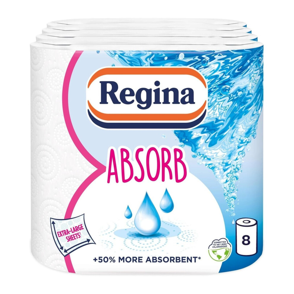 Regina Xxl Absorb Kitchen Roll 2 Ply 4 Packs Of 2 Rolls - Image 2