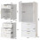 2 Door & 3 Drawer Wardrobe  Storage Organiser 11