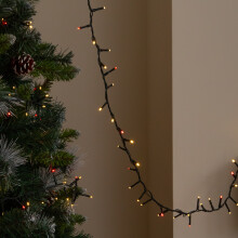 6m 240 LED TreeBrights Christmas String Lights in Red & Warm White