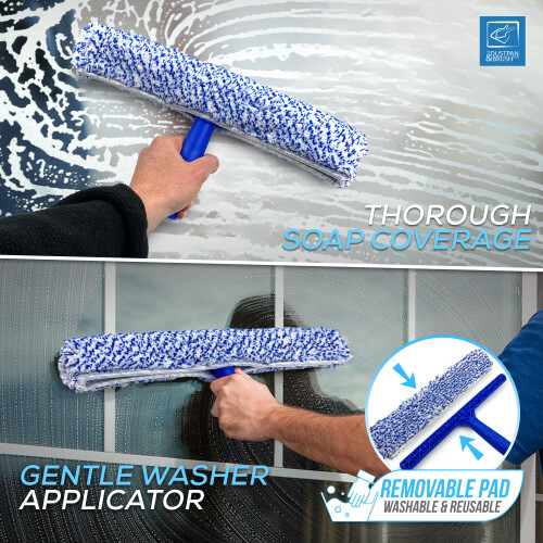 Window Cleaning Set Squeegee Microfibre Washer 2