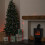 20m 200 LED Multi-Action Christmas String Lights in Antique White & Red 2
