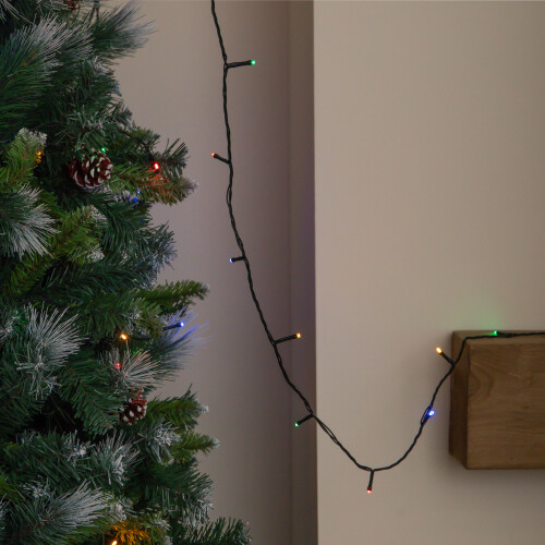 50m 500 LED Multi-Action Christmas String Lights in Multi-Coloured