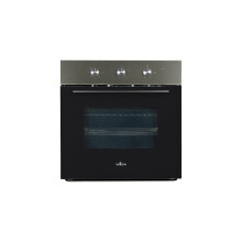 Willow WO60F3S 60cm Multifunction Built In Electric Oven with 7 Oven Functions, Air Fry Function, 60L Capacity - Silver